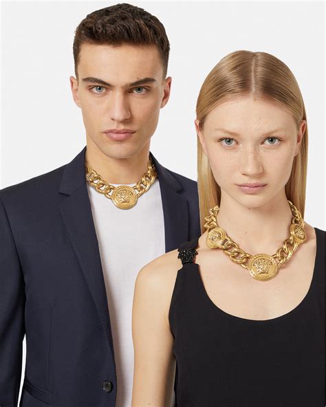 versace medusa necklace review|versace medusa necklace women's.